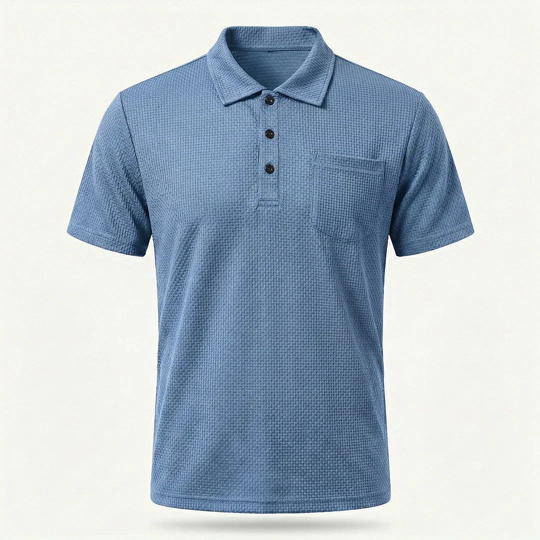 Capri - Men's Ultra Comfortable Pocket Polo Shirt