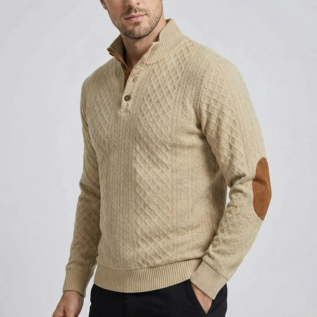 Crown - Men's Classic High Collar Pullover
