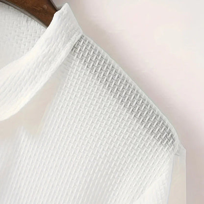 Lusso - Men's Ultra Comfortable Long Sleeve Polo Shirt
